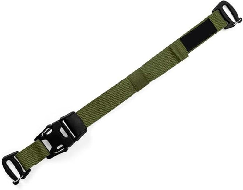 Green Heavy Duty Adjustable Gear Strap with Quick Release Buckle for Backpacks Tents Outdoor Equipment - Image 1