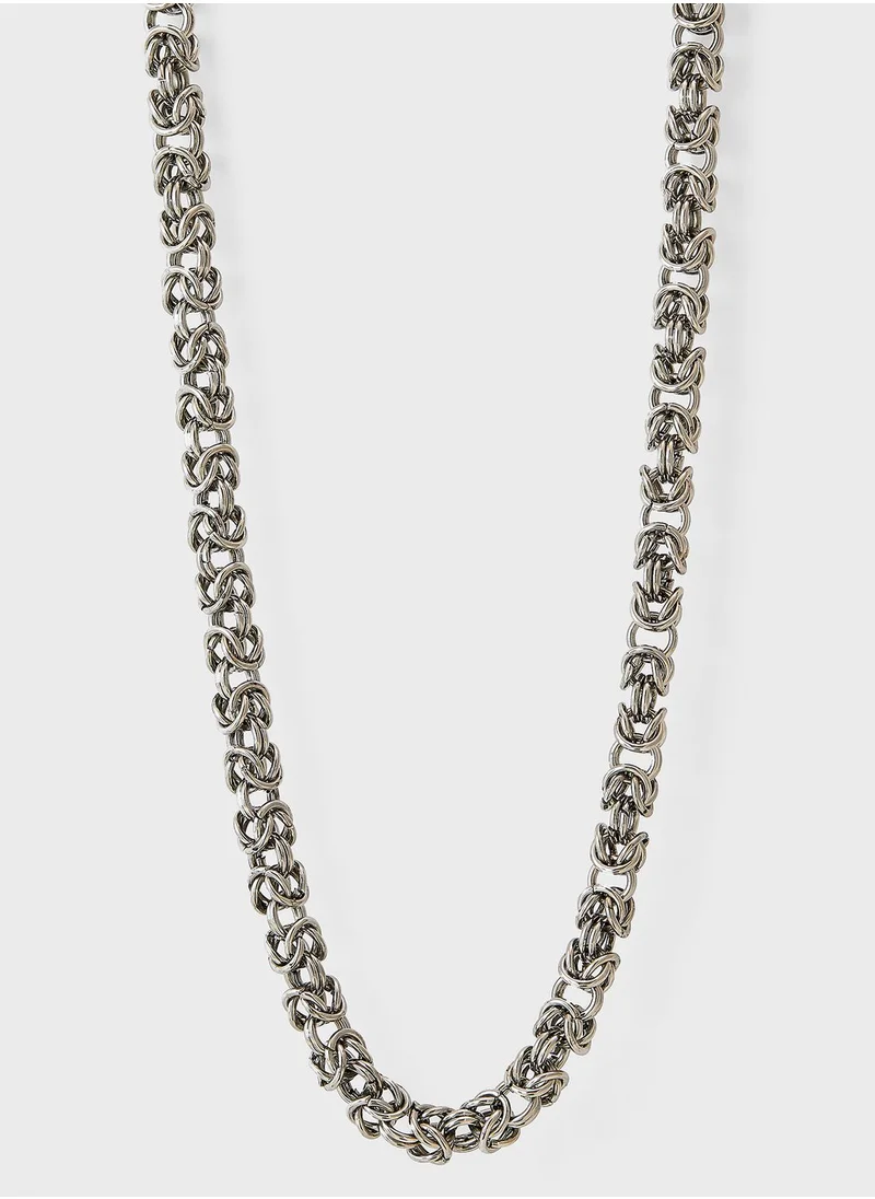 GUESS Long Steel Necklace