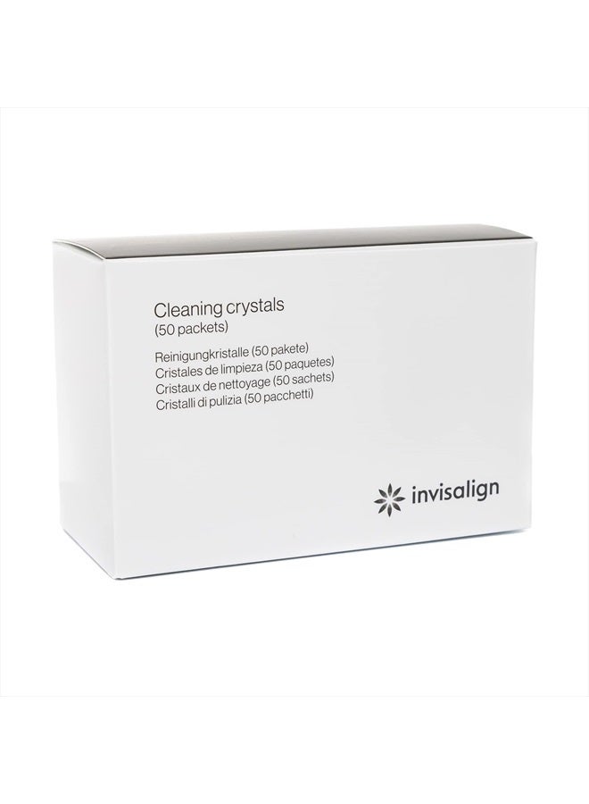 INVISALIGN Cleaning Crystals for Clear Aligners and Retainers, (50 Packets) - Image 2