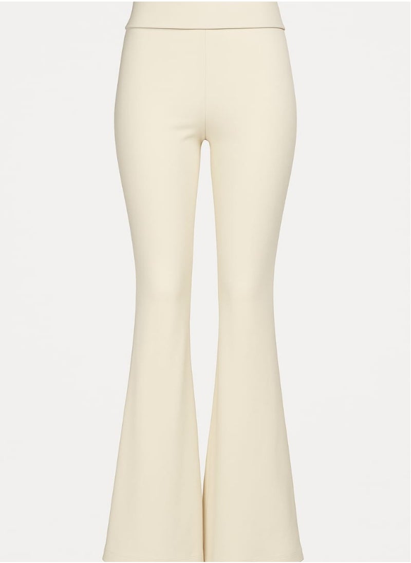 سوفت ستيبس - Flared trousers with fold-over waist L - Image 1