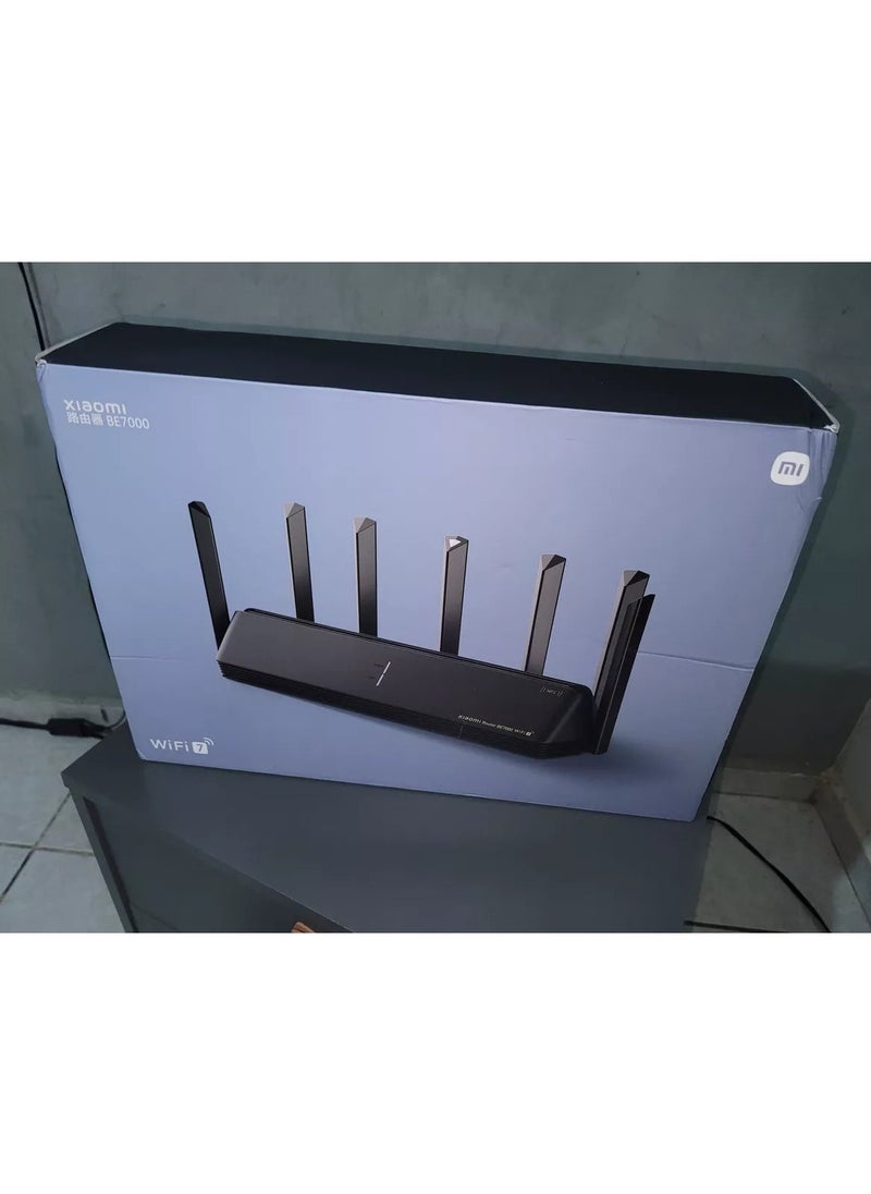 REBENUO - BE7000 Router Advanced WiFi Connectivity New Generation Router Supports Dual-Band Protocol in Tri-Band Mode (Black) New Release - Image 1