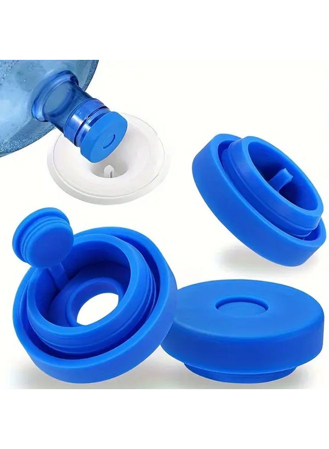 3pcs Universal Silicone Sealing Lid For Mineral Water Bucket Reusable Smart Cover - Image 1