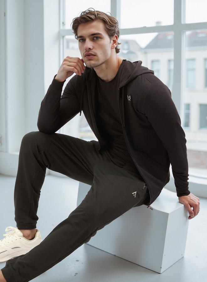 Active Jacket with Long Sleeves and Hood - Image 1