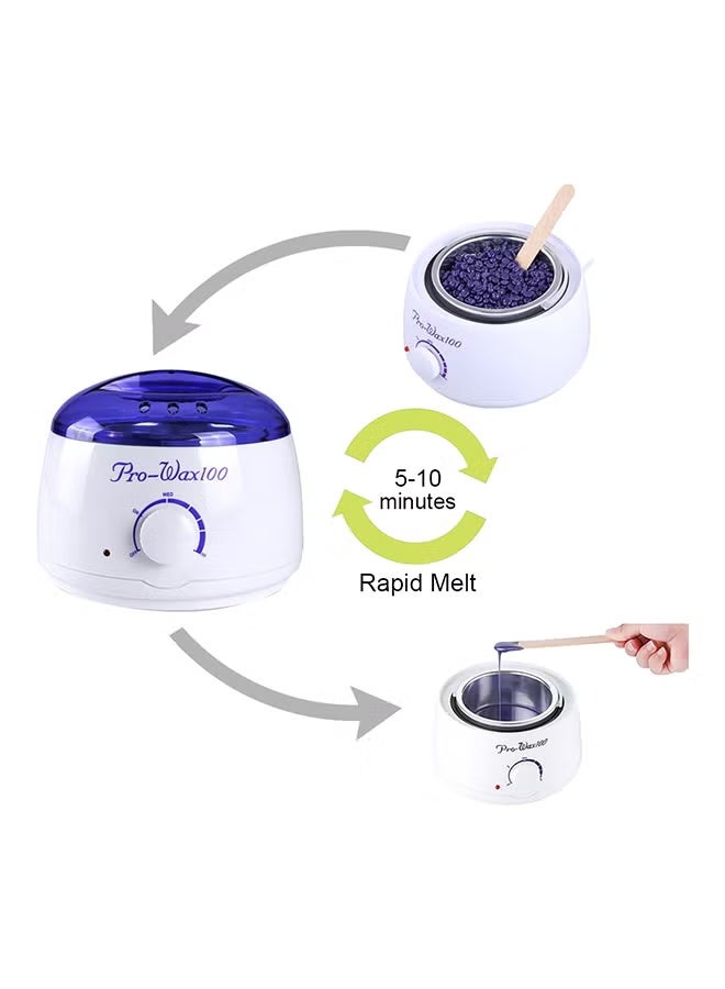 ProWax Wax Warmer Hair Removal Heater With Wax Beans And Applicator Stick Multicolour - Image 2