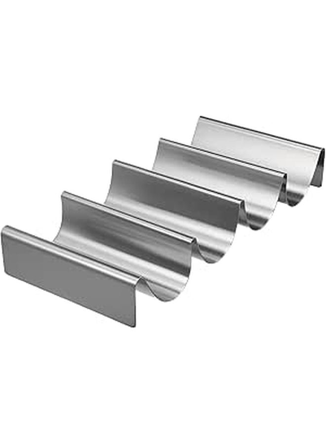 Stainless Steel Taco Holder Stand Multi Slot Tortilla Rack For Grilling And Parties - Image 1