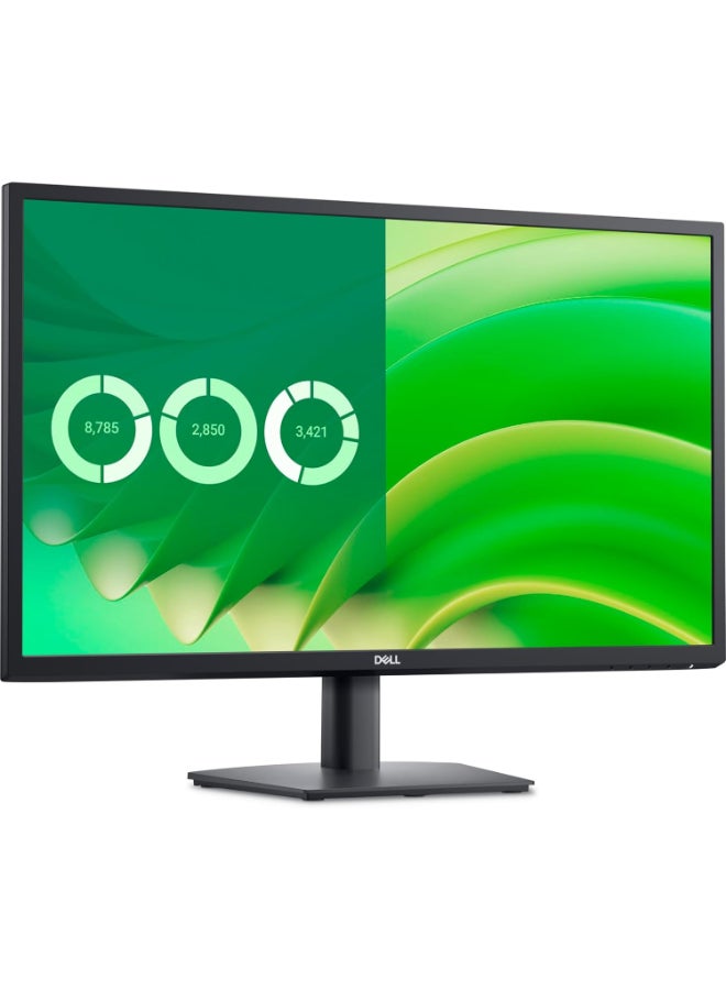 ديل E2725HM شاشة 27 بوصة FHD IPS 100Hz 5ms 300nits HDMI DP VGA VESA قاعدة مائلة سوداء - Image 2