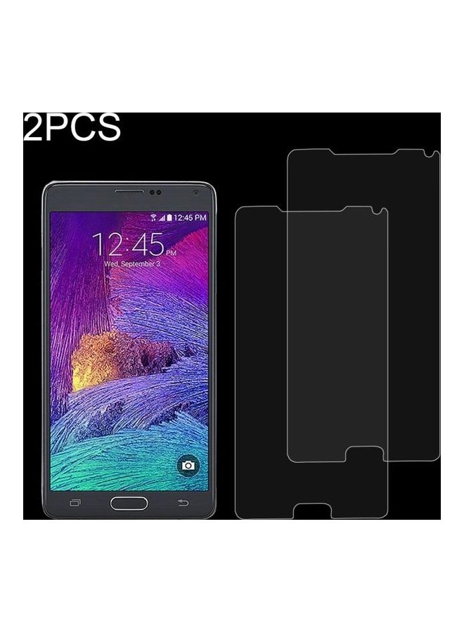 BGM 2-Piece Surface Hardness Explosion-Proof Non-Full Screen Tempered Glass Film For Samsung Galaxy Note 4 Clear - Image 1