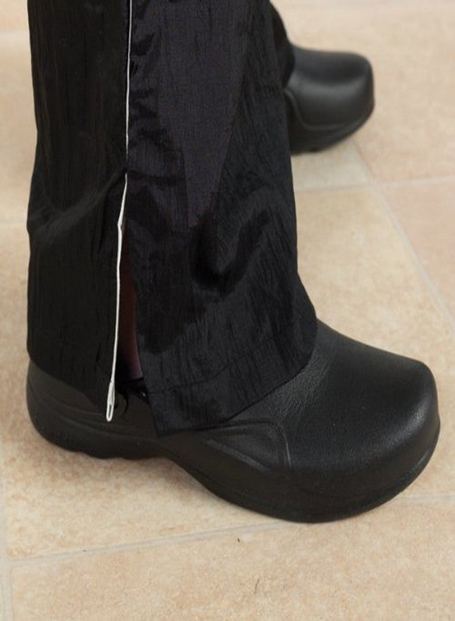 Top Performance Contrast-Trim Grooming Pants - Fashionable and Versatile Pants for Professional Groomers - Large, Black/White - Image 4