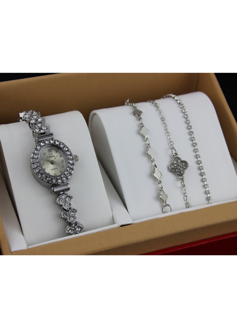 Reclaim with Argireline Women's evening watch set 