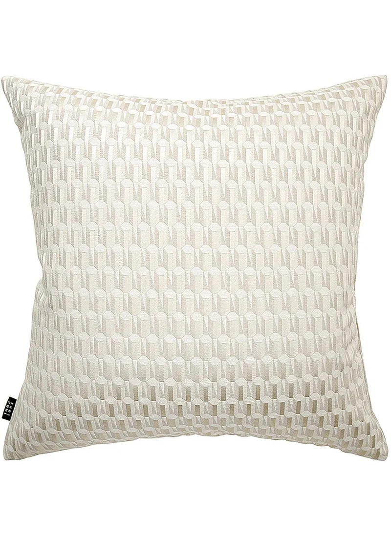 KNOT HOME Cushion Paul Bianca (with filler) Pillow Knot Home Cover Set for Modern Sofa Contemporary Living Room Bedroom and Office Soft Washable