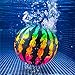 HI-BOOM Hiboom 9 Inch Swimming Pool Diving Balls Underwater Pools Toys Ball with Water Filling Adapter for Underwater Passing Dribbling Diving and Pool Games for Teens AdultsWater Color Style - Image 3