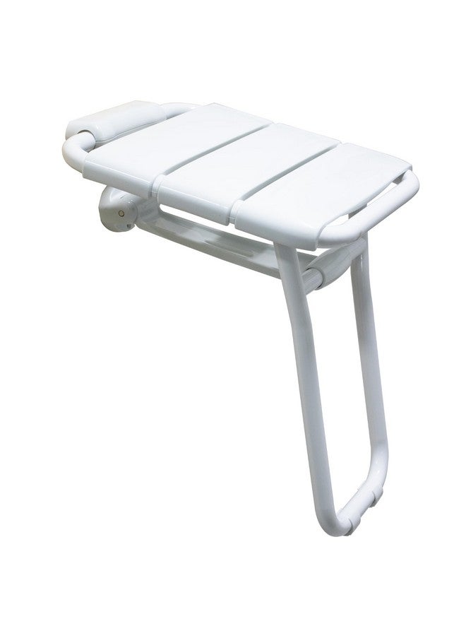 Rehamo Flip Up Bathroom Chair Showerie PFD for Senior Citizens, Pregnant Women & Post-Op | Wall Mounting Bathroom Stool with Aluminum Frame, Stable Bush, Two Point Locking System & 1 Year Warranty - Image 1