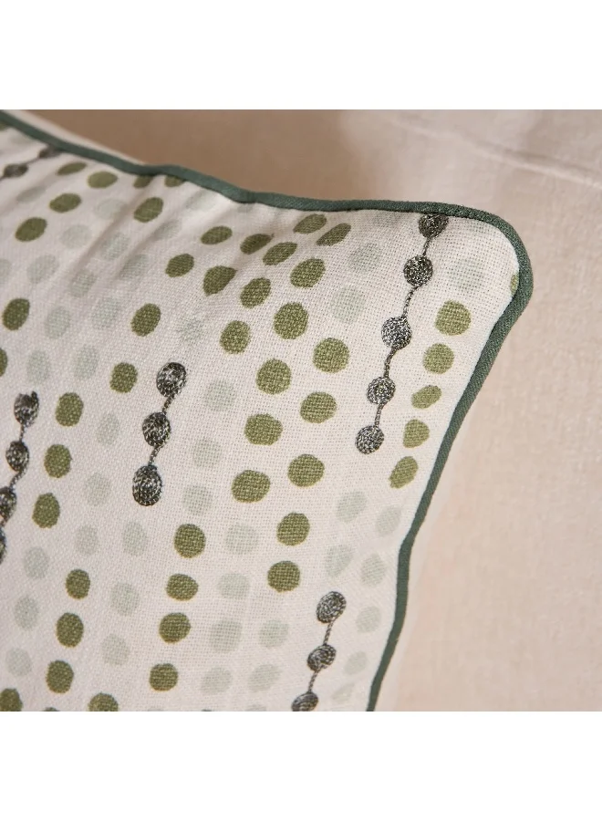 Home Box Lush Embroidered Dots Cushion Cover 45 x 45 cm