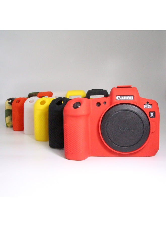 Camera Protective Cover Silicone Cover For Canon EOS-R Micro Single Digital Camera Special Silicone Cover-Color:Yellow  - Image 4