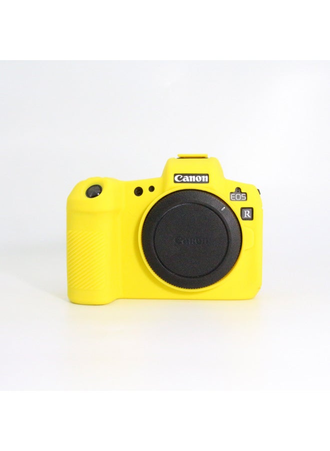 Camera Protective Cover Silicone Cover For Canon EOS-R Micro Single Digital Camera Special Silicone Cover-Color:Yellow  - Image 1