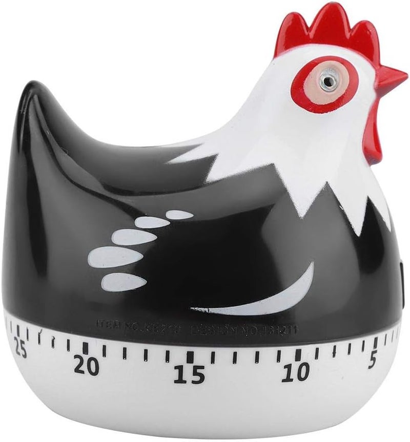klarako Egg Boiler Timer Oven Timer, Kitchen Timer Egg Timer Boiled Egg Timer for Home for Kitchen(Black) - Image 2