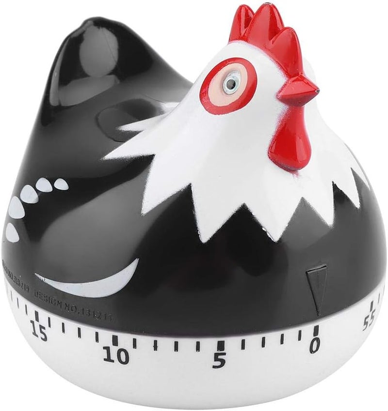 klarako Egg Boiler Timer Oven Timer, Kitchen Timer Egg Timer Boiled Egg Timer for Home for Kitchen(Black) - Image 1