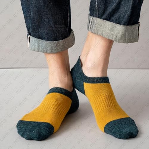 DIVUE Cotton Socks for Men & Women | 7 Pair Combo No Show Low Cut Ankle Length | Breathable Cotton Blend, Odor Resistant, Multi-Color | Cushioned Toe, Free Size | For Sneakers, Loafers & Sports Shoes - Image 2