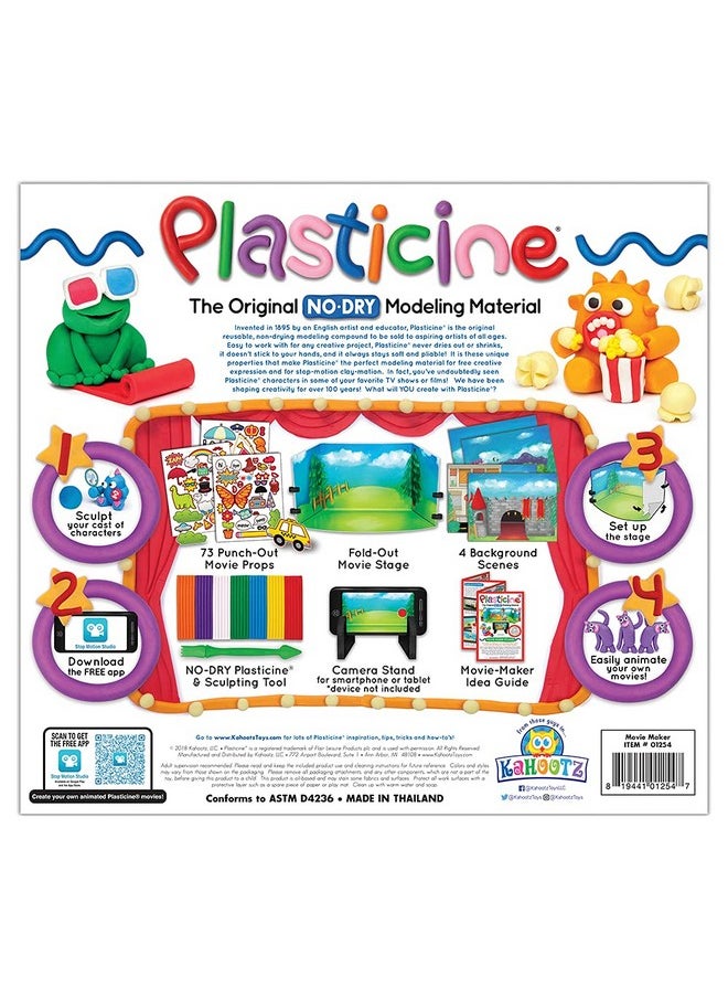 Kahootz - Plasticine Movie Maker Studio Nodry Modeling Material Creative Kit Ages 5+ - Image 1