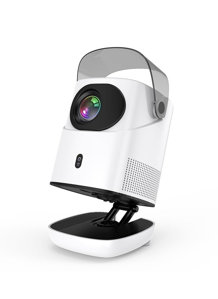 Generic New Unique Design Foldable Gimbal Projector HD 1080P With 240 Ansi Lumens Supported 4K Video  - Image 4
