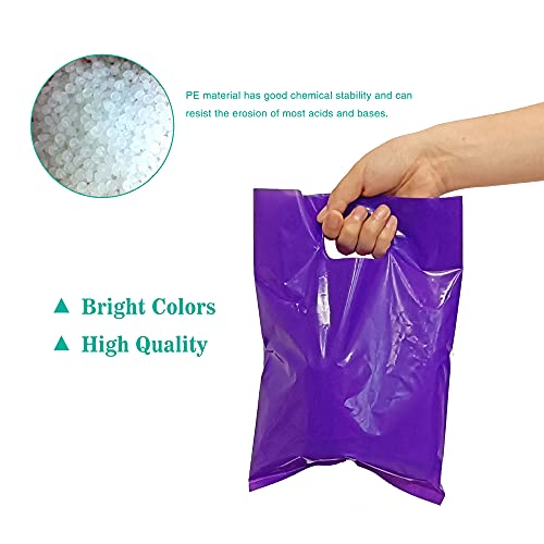 PPXMEEUDC 54PCS Plastic Handle Bag Plastic Party Favor Bags Party Gift Bags for Birthday Party Gift Shop Retail Bag Halloween Christmas Thanksgiving Candy Cookies Dessert - Image 3