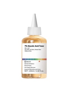 Sokgo 7% Glycolic Acid Exfoliating Toner, Exfoliating Facial Toner, Smooth Skin, Even Tone, Hydrating Formula, Pore Minimizer (Large, Unscented)  - Image 1