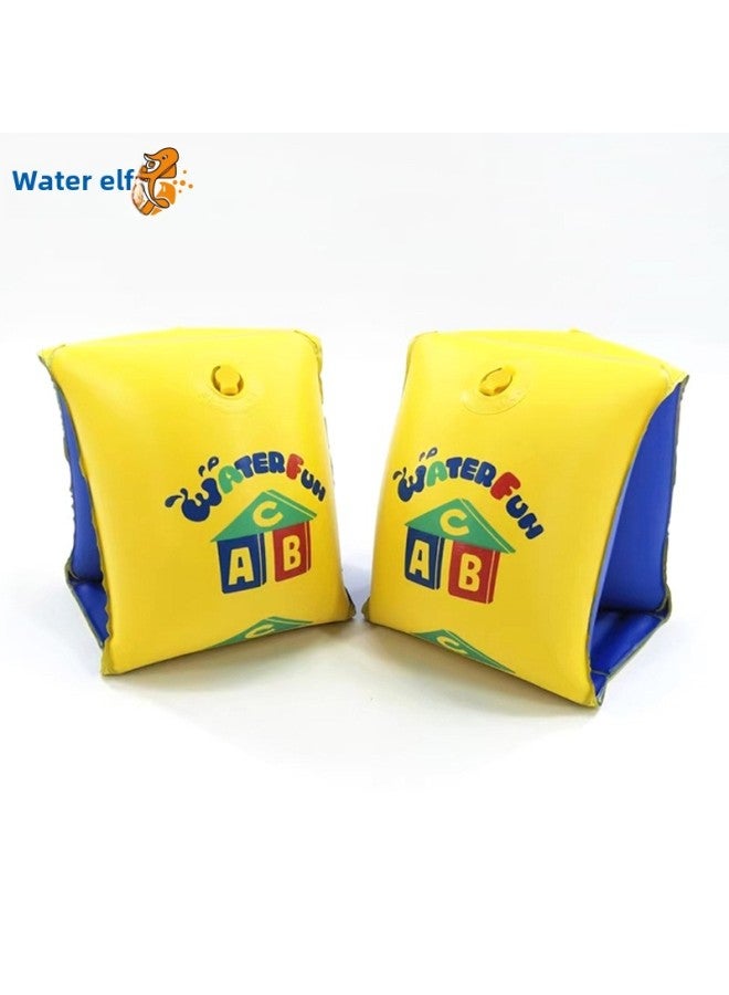 Generic Arm Ring Water Sleeve Children's Swimming Equipment Adult Baby Float Ring Thickened Arm Ring Floating Sleeve Life-saving Ring Swimming Ring-Color:【children's Life Jacket-108 Boxes/carton】 - Image 2