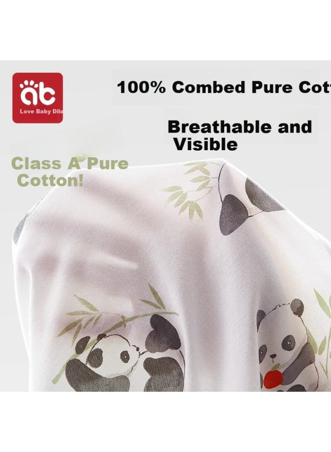 AIBEDILA Aibei Dila Baby Clothes Summer Thin Infant Toddler Spring Cotton Air-conditioning Short Sleeve Boys Girls Outing Jumpsuit - Image 3