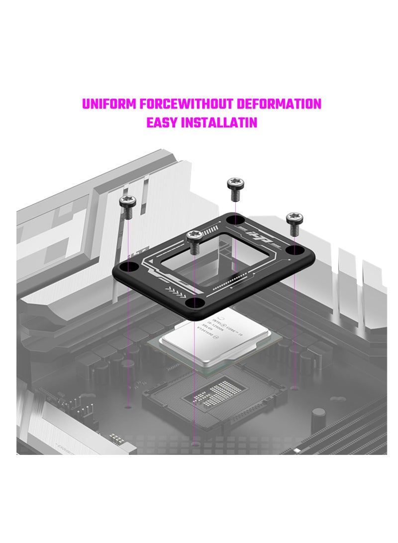 Excefore CPU Contact Frame, LGA 1700 CPU Contact Frame, CPU Corrective Fixing Bracket, Suitable for Intel 12/13/14 Gen Anti-Bend Fixing Fixture - Image 3