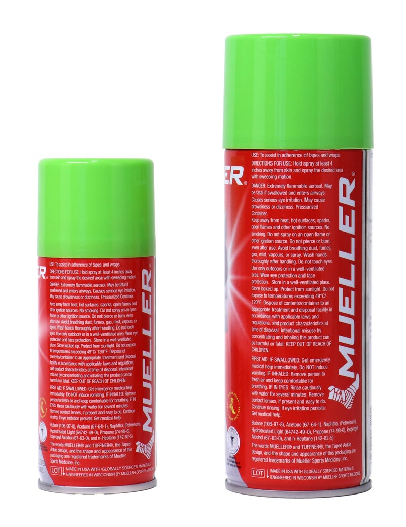 MUELLER Sports Medicine Tuffner Quick Dry Pre-Tape Spray, Secure Tapes & Wraps for Home and Athletic Professionals Use, Enhance Performance Edition, 10 Ounce - Image 1