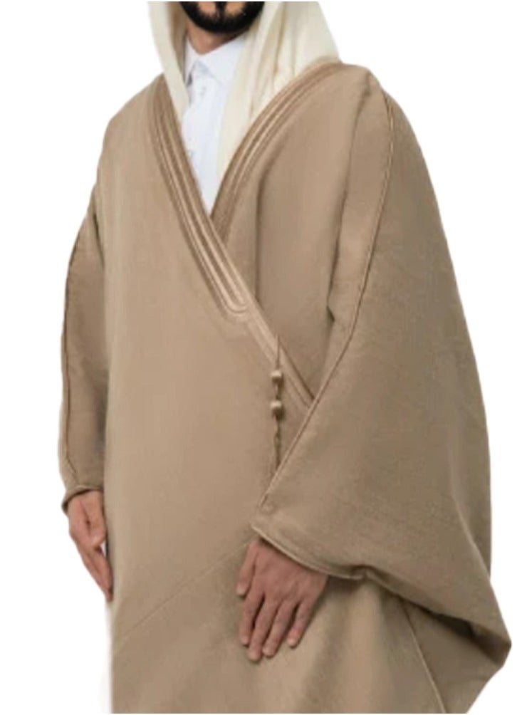 Men's winter bisht with camel hair - pzsku/ZD84E4941C9C55AE07544Z/45/_/1728727448/90939818-2052-442f-af63-c944c1267e47