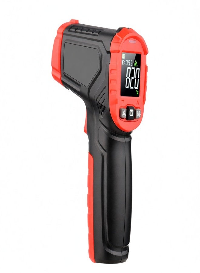 HABOTEST HT641A+ Infrared Thermometer-58~1112℉ Non-contact Digital Handheld Heat Temperature IR Surface Temperature Meter with Emissivity for Industrial Cooking Grill - Image 1