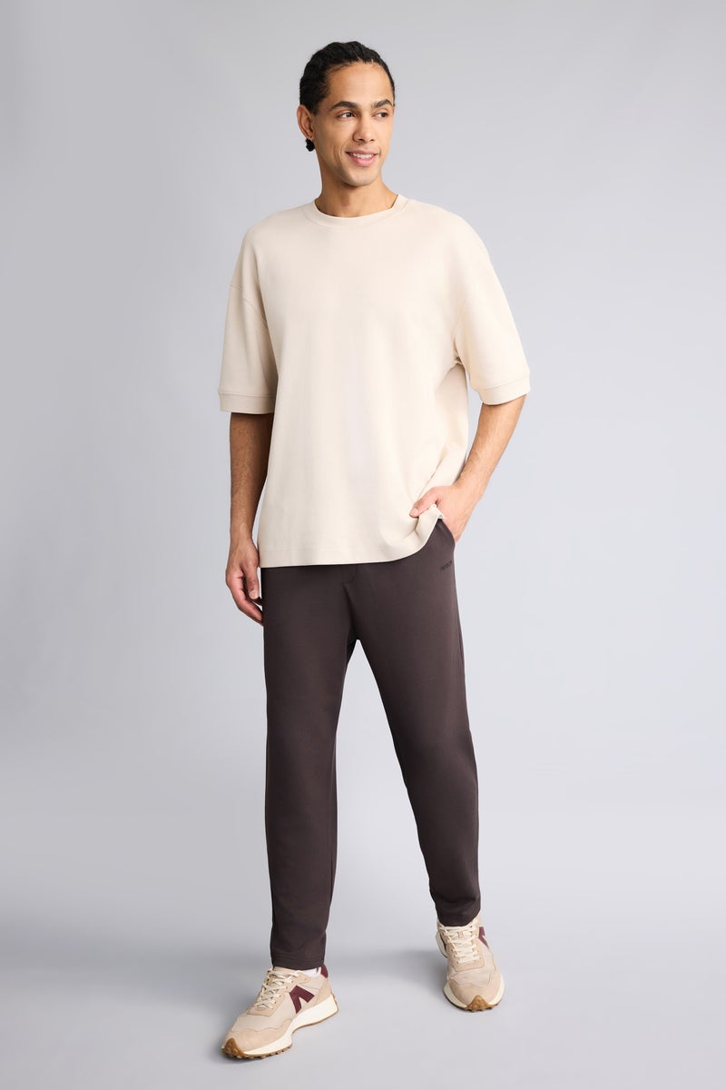DeFacto Brown Man Standard Leg Modal Joggers Casual - Image 1