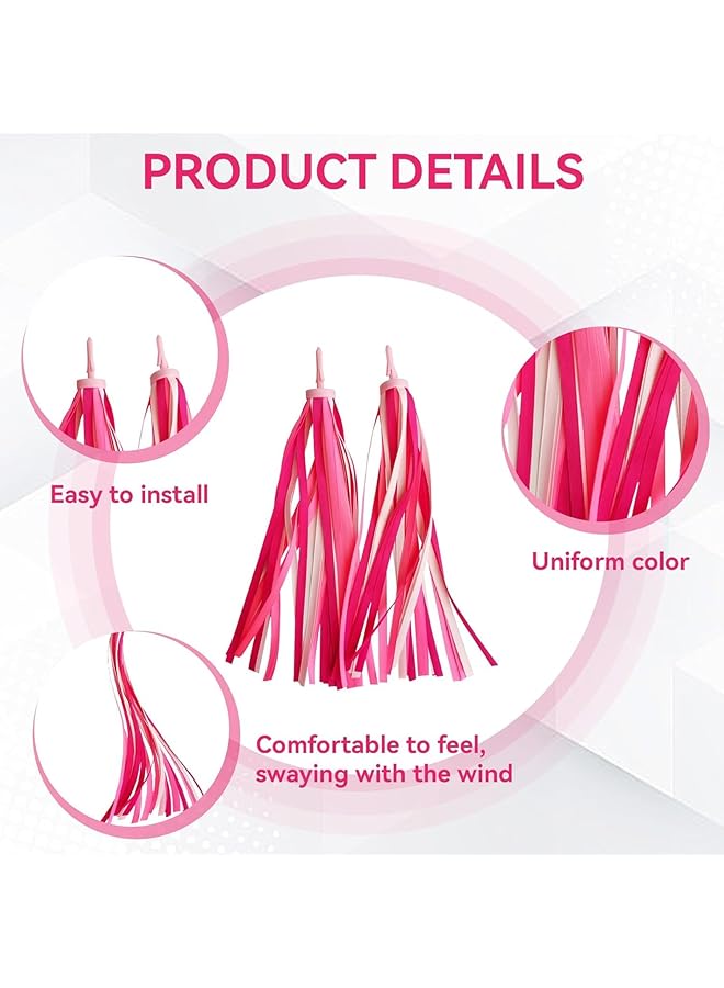 Parlberd Cute Kids Bike Bell With 2Pcs Colorful Bike Streamers Bicycle Tassel Streamer Bicycle Bell Bike Handlebar Streamers Bicycle Ring For Boys & Girls Kids Bikes Tricycles - Image 2