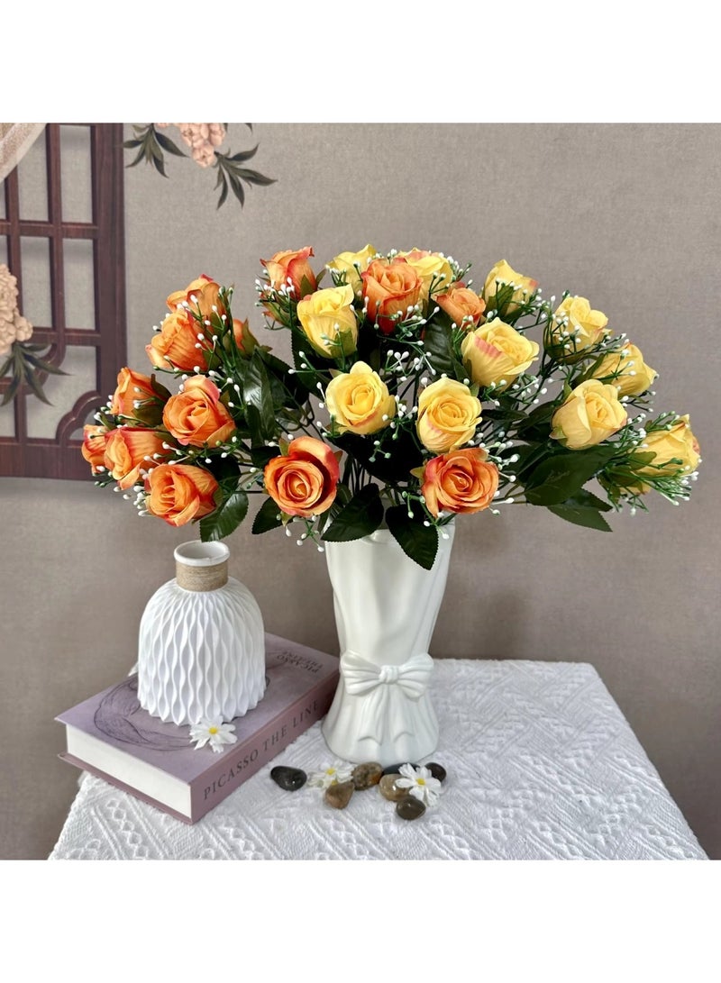 Huitich Artificial Flower Decor for Home, Parties, and Weddings Blue  - Image 2