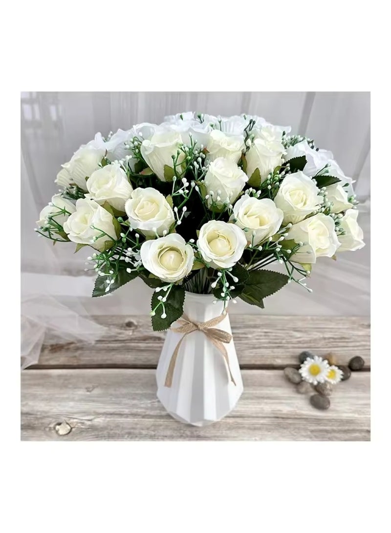 Huitich Artificial Flower Decor for Home, Parties, and Weddings Blue  - Image 4