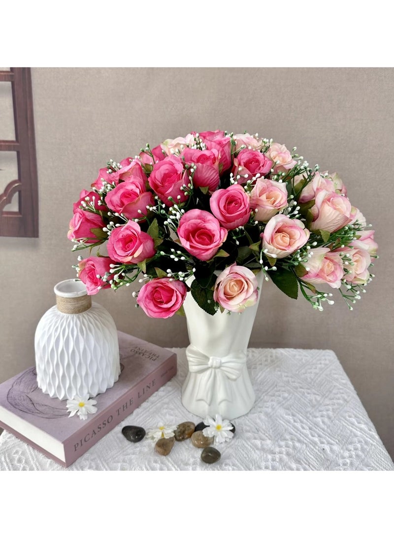 Huitich Artificial Flower Decor for Home, Parties, and Weddings Blue  - Image 3