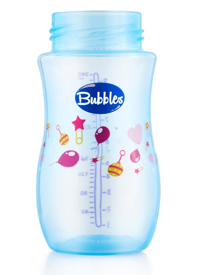 بابلز ببرونة ناتشورال لرضاعة طبيعية 280 مل - ازرق - Image 3