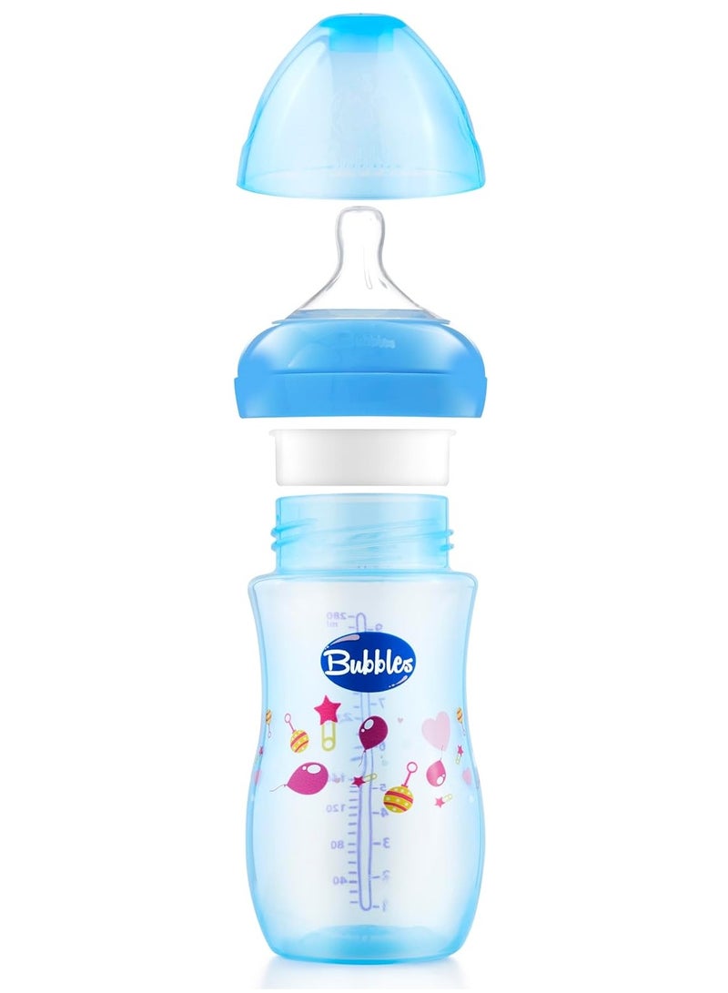 بابلز ببرونة ناتشورال لرضاعة طبيعية 280 مل - ازرق - Image 2