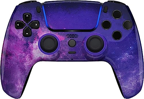 Custom Controllerzz Wireless Controller Compatible with PS5 - Multiple Designs Available (PS5 Galaxy) - Image 1