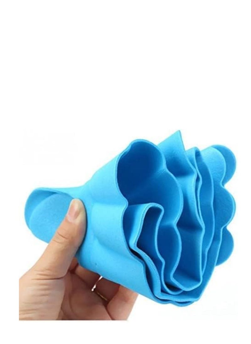 Generic - 2 pieces) full shower cap for children  bath cap  head cover  with two snaps to expand and narrow it according to the size of the childs head  multicolored - Image 1
