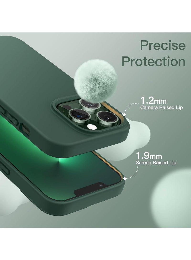 DUSALA iPhone 13 Pro Max Case, Liquid Silicone Phone Case for iPhone 13  Pro Max 6.7 Inch, Colorful Silky-Soft Protective Cover (Green) - Image 3