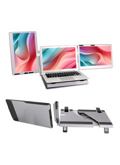 2023 F2 Laptop Screen Extender Monitor Triple Portable Monitor for Laptop 14 Inch Full Angle with Adjustable Stand Laptop Monitor Extender Plug and Play Type-C/HDMI for Windows, Mac