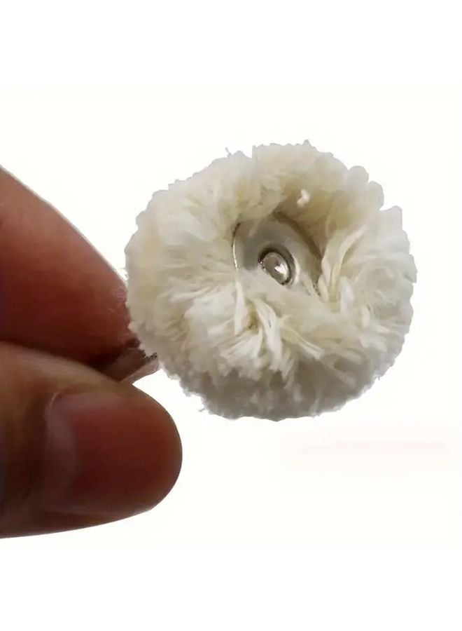 1pc 3mm Metal Polishing Shaft With Miniature Artificial Wool For Stone Metal Non Metal Surfaces - Image 5