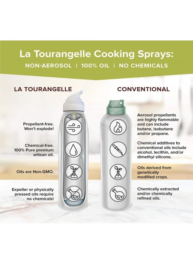 La Tourangelle La Tourangelle, Avocado Oil Spray, All-Natural Handcrafted From Premium Avocados, Great For Cooking, Butter Substitute, And Skin And Hair Care, Spray Cooking And Grilling Oil, 5 Fl Oz  - Image 2