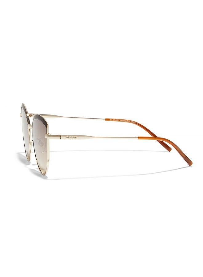 30Sundays AURELIA,Women Sunglasses, Cat Eye Sunglasses, UV Protection: UV400 (Brown,Brown) - Image 3