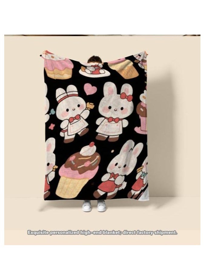 general Children's or student cartoon flannel thin blanket (warm and comfortable, suitable for sleep, games) 100cm*150cm - 213 - Image 3