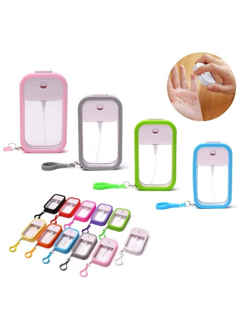 4 Pack Spray Bottles, Perfume Atomizer Refillable Empty Bottle Travel Portable Card Phone Slim Design Makeup Toner Air Freshener Water Moisturizer for Hand Sanitizer, Travel Accessories (50 ML) 