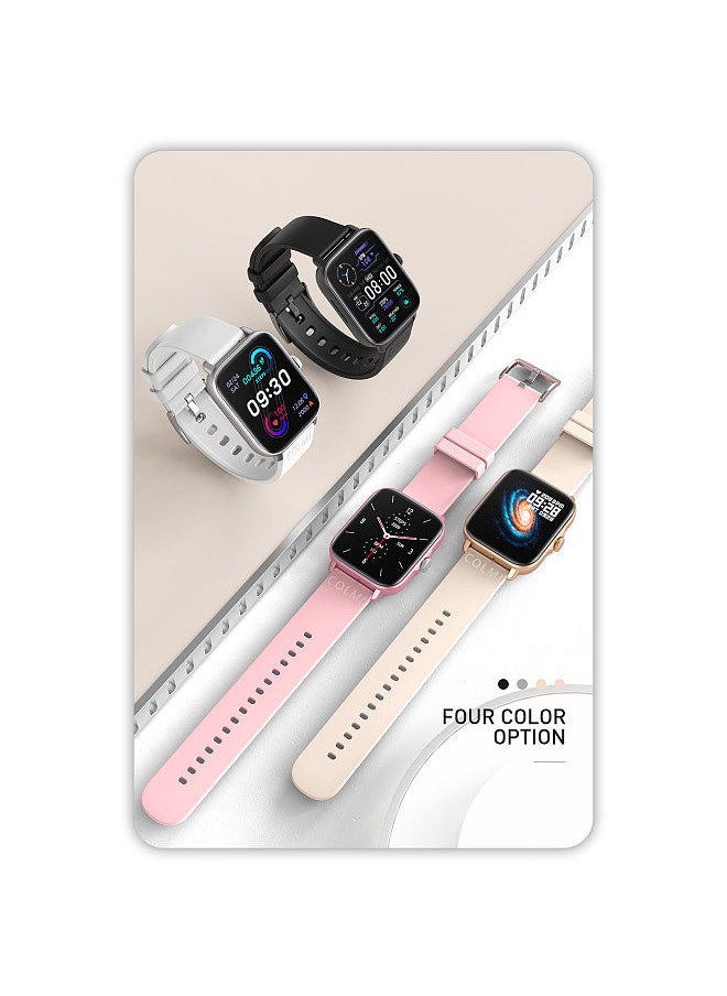 P28 Plus Smart Bracelet Sports Watch 1.69'' TFT Full-touch Screen BT Call Health Monitor Multiple Sports Mode Long Battery Life Compatible with Android iOS