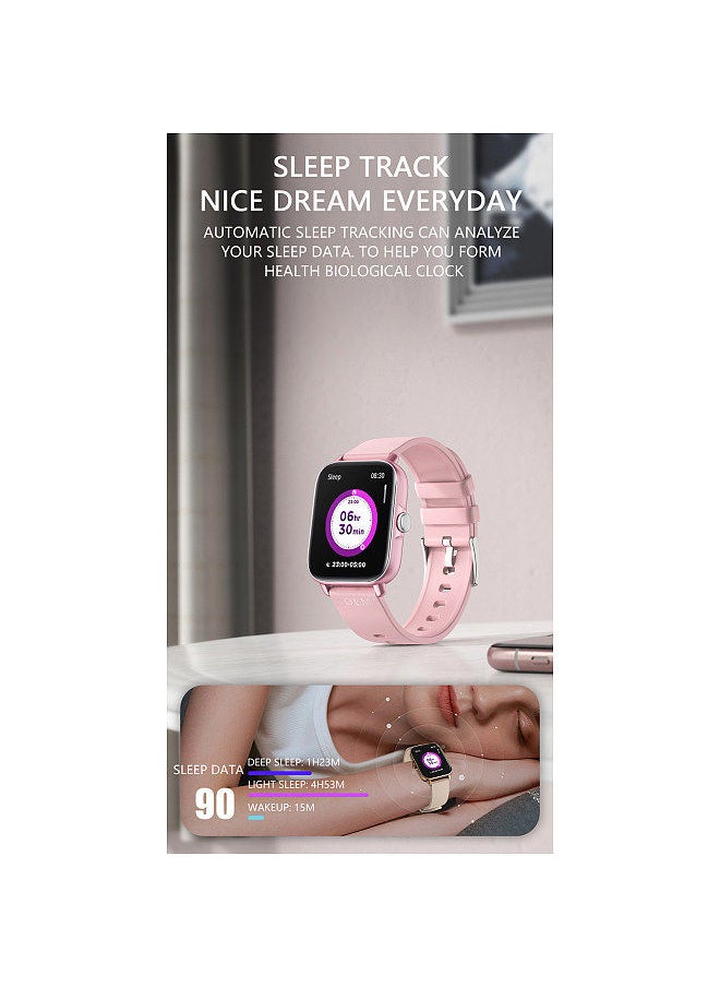 P28 Plus Smart Bracelet Sports Watch 1.69'' TFT Full-touch Screen BT Call Health Monitor Multiple Sports Mode Long Battery Life Compatible with Android iOS